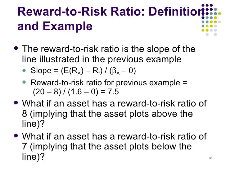 Risk return ratio definition рубль доллар сейчас